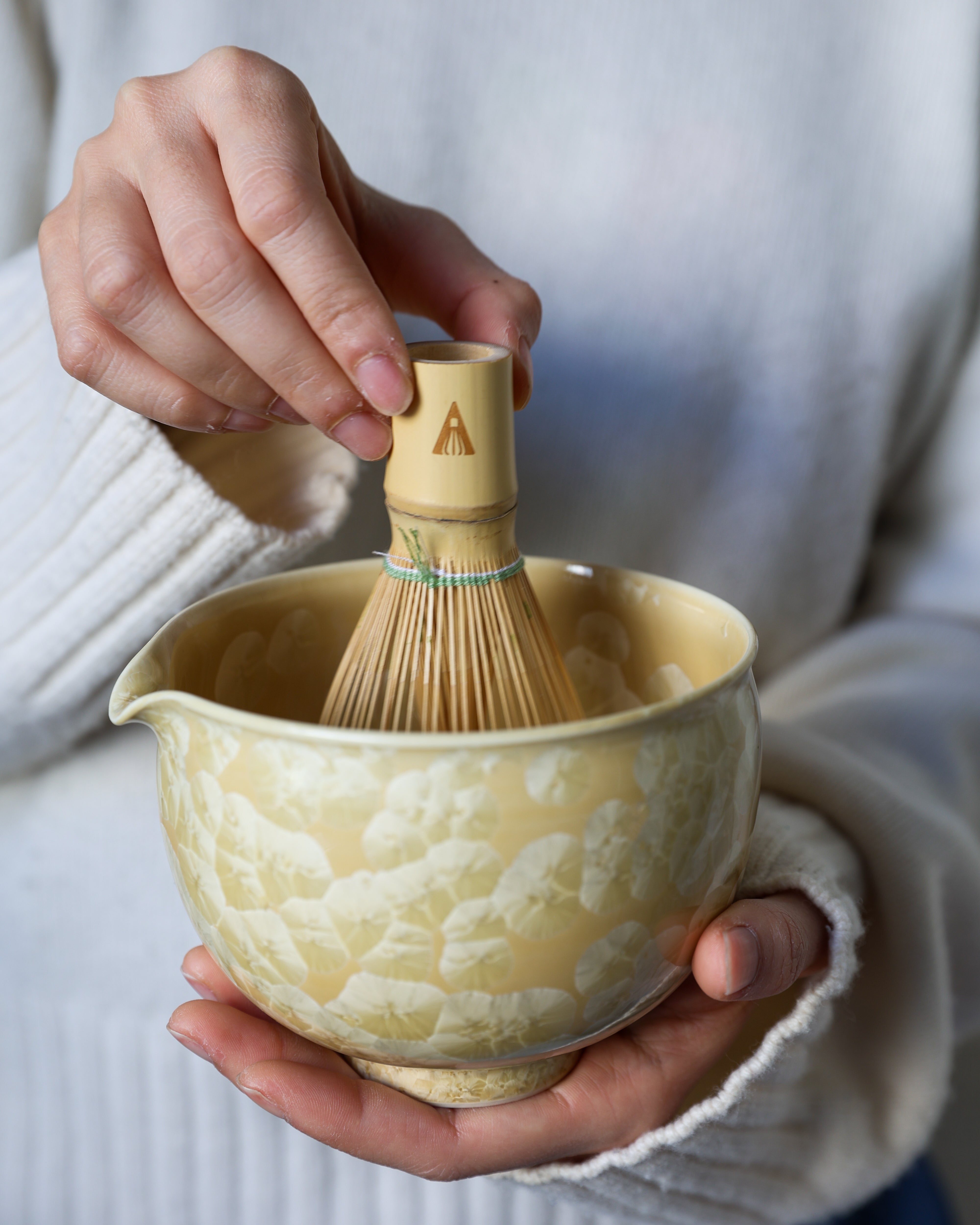 Crystal Glazed Matcha Bowl – Astrid Tea